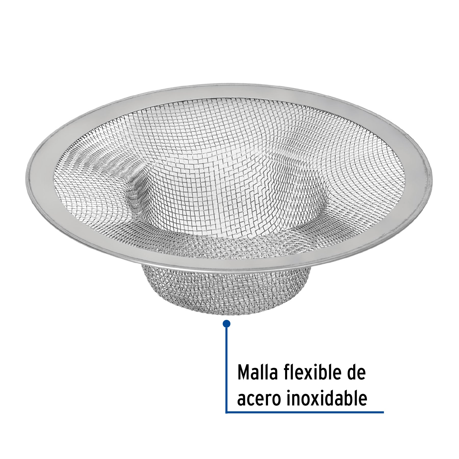 Coladera malla para fregadero 3/4"