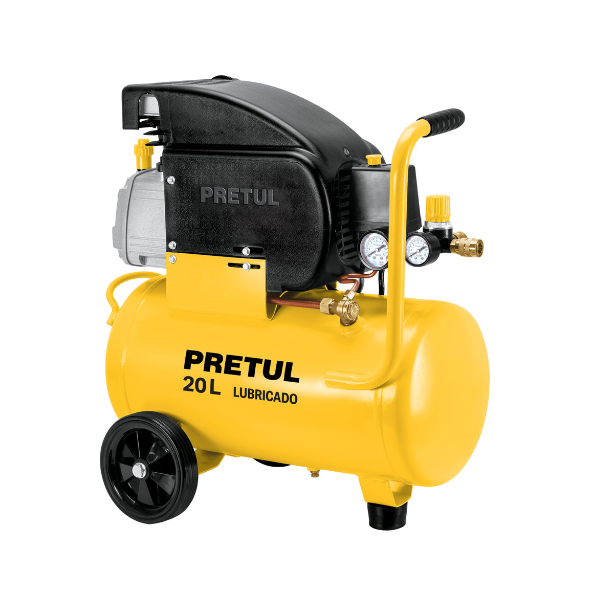 Compresor, 20 L, 3-1/2 HP (potencia máxima), 120 V, Pretul