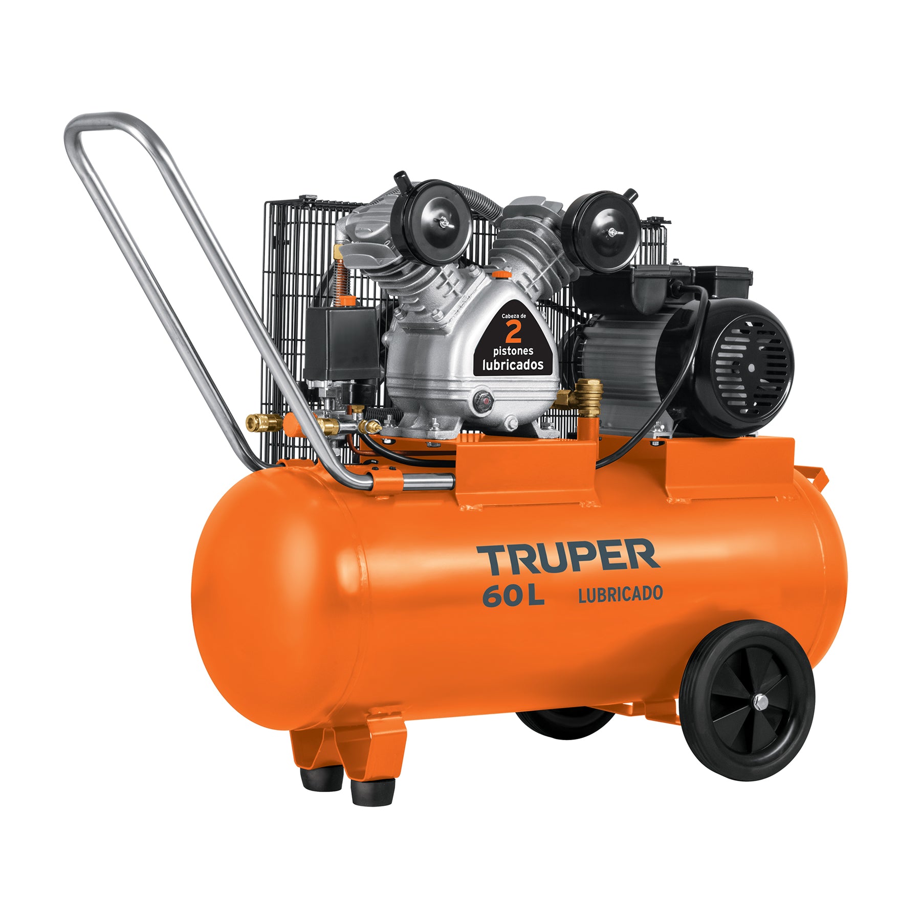 Compresor horizontal 60 L, 4 HP (potencia máxima ), 120 V