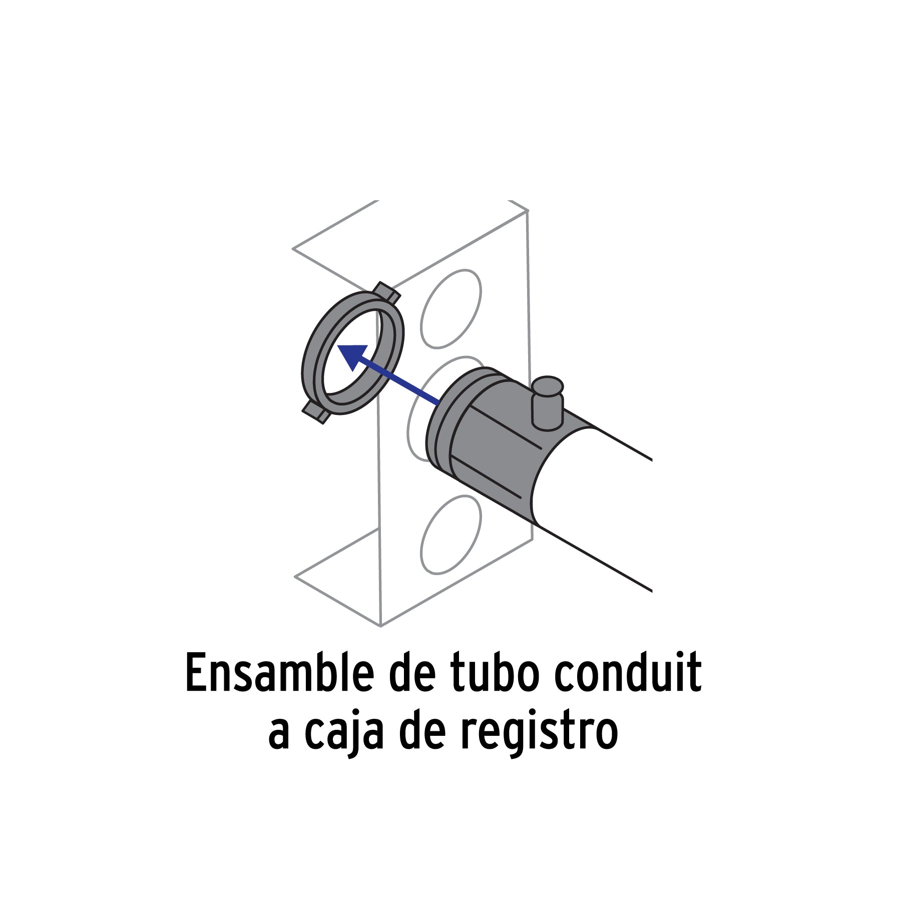 Conector conduit 3/4", Volteck