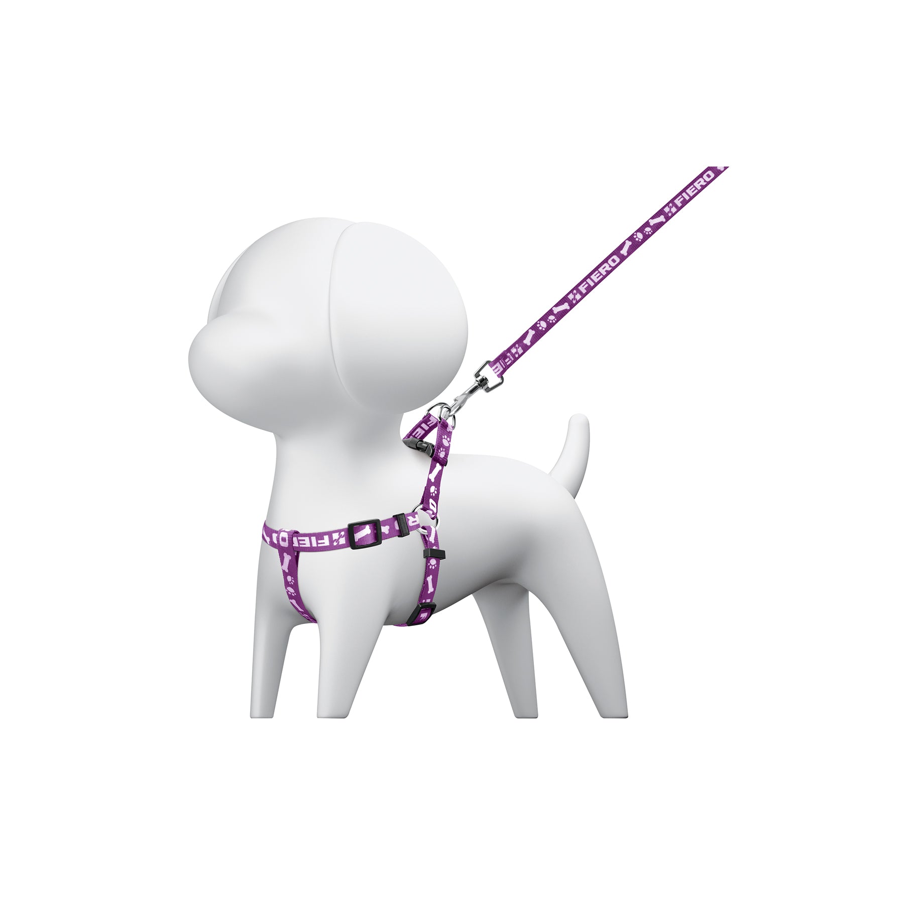 Correa para perro con pechera, 1 cm ancho