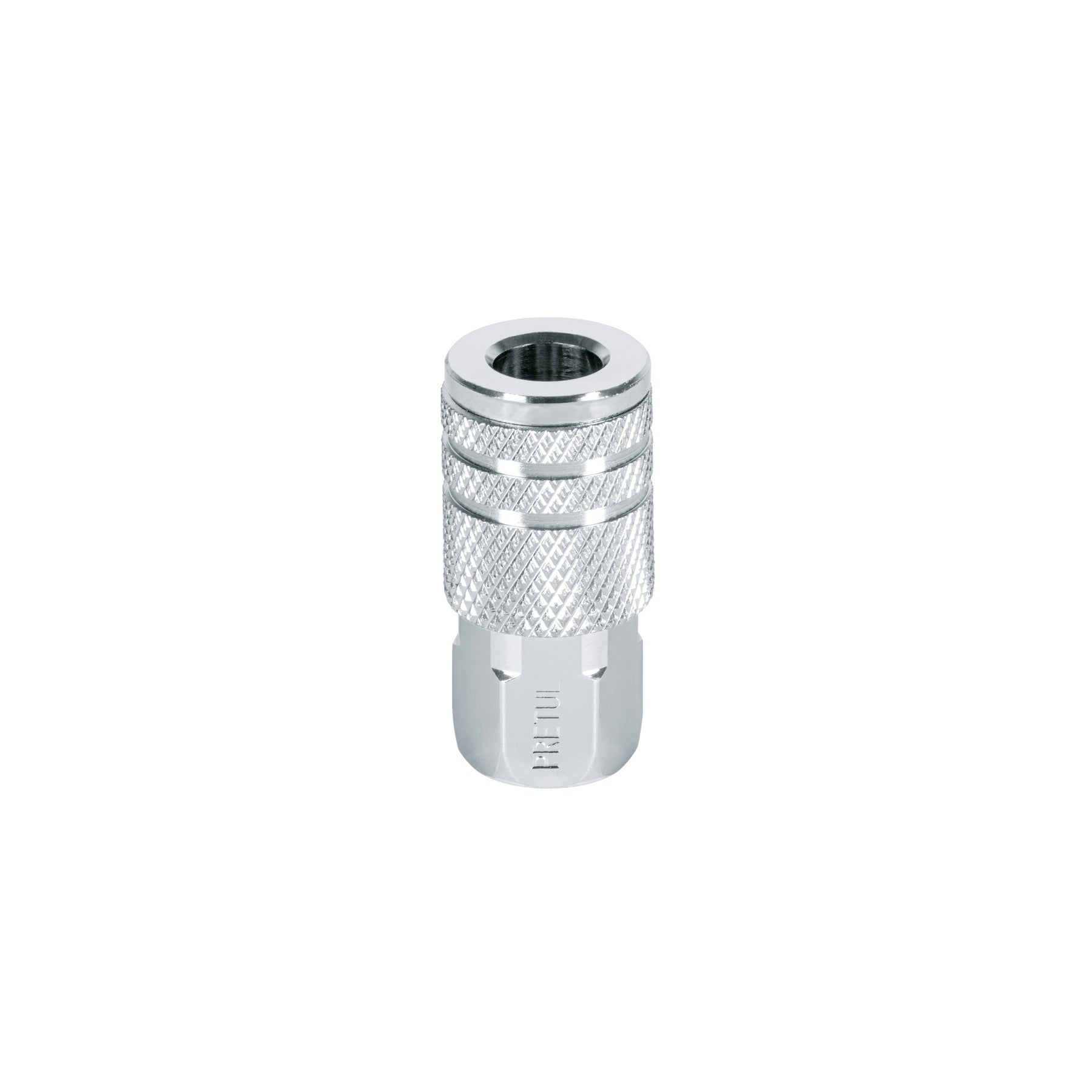 Cople acero, cuerda 1/4NPT, hembra, Pretul