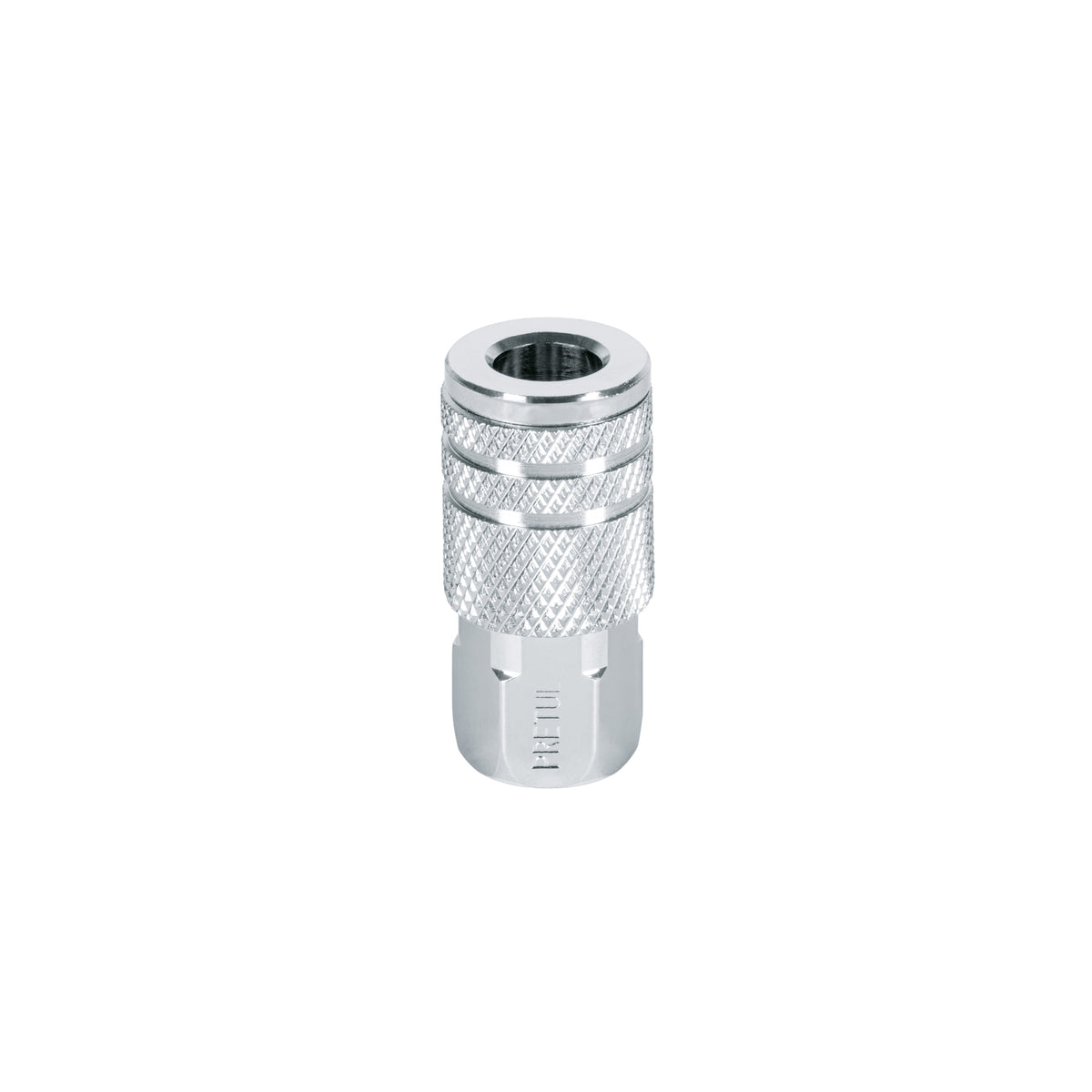 Cople acero, cuerda 1/4NPT, hembra, Pretul