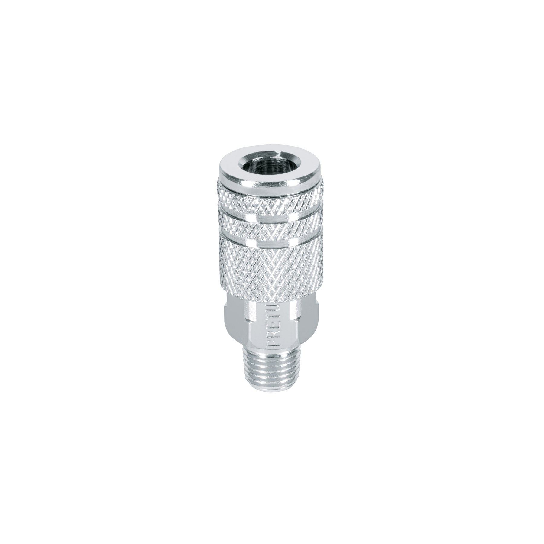 Cople acero, cuerda 1/4NPT, macho, Pretul
