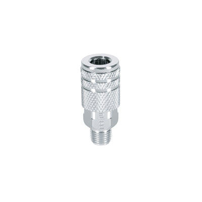 Cople acero, cuerda 1/4NPT, macho, Pretul