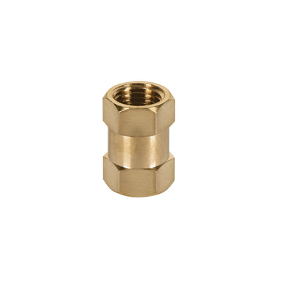 Cople de latón, tipo FF, cuerda 1/4 NPT