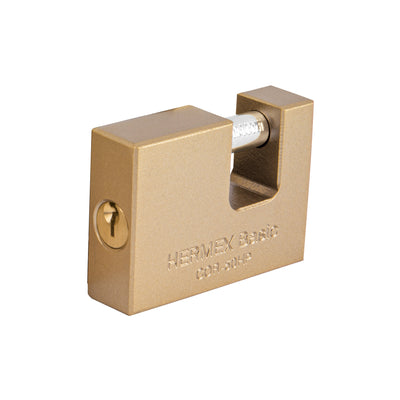 Candado antipalanca, 50mm, cuerpo de hierro, Hermex Basic