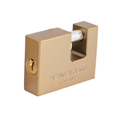 Candado antipalanca, 60mm, cuerpo de hierro, Hermex Basic