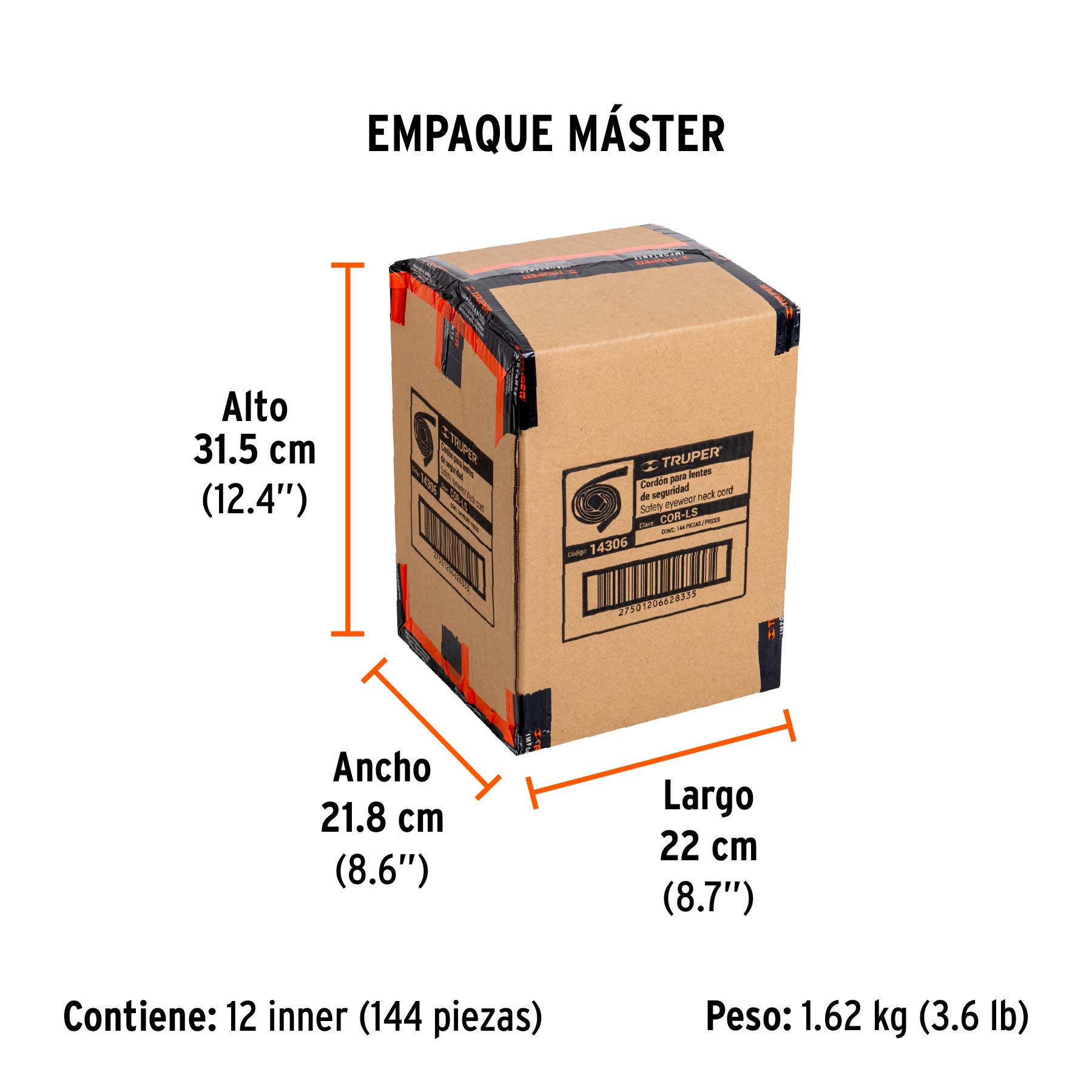 Cordón para lentes de seguridad