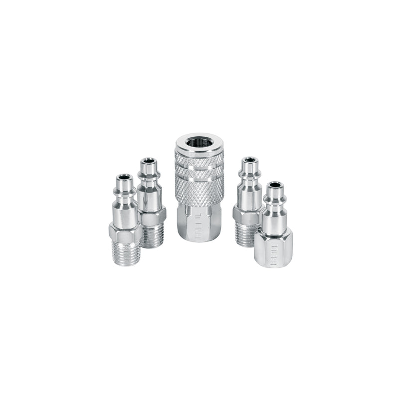 4 conectores y 1 cople para compresor, Pretul