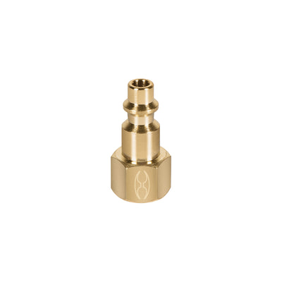 Conector rápido, tipo m, niquelado, cuerda 1/4 npt, hembra