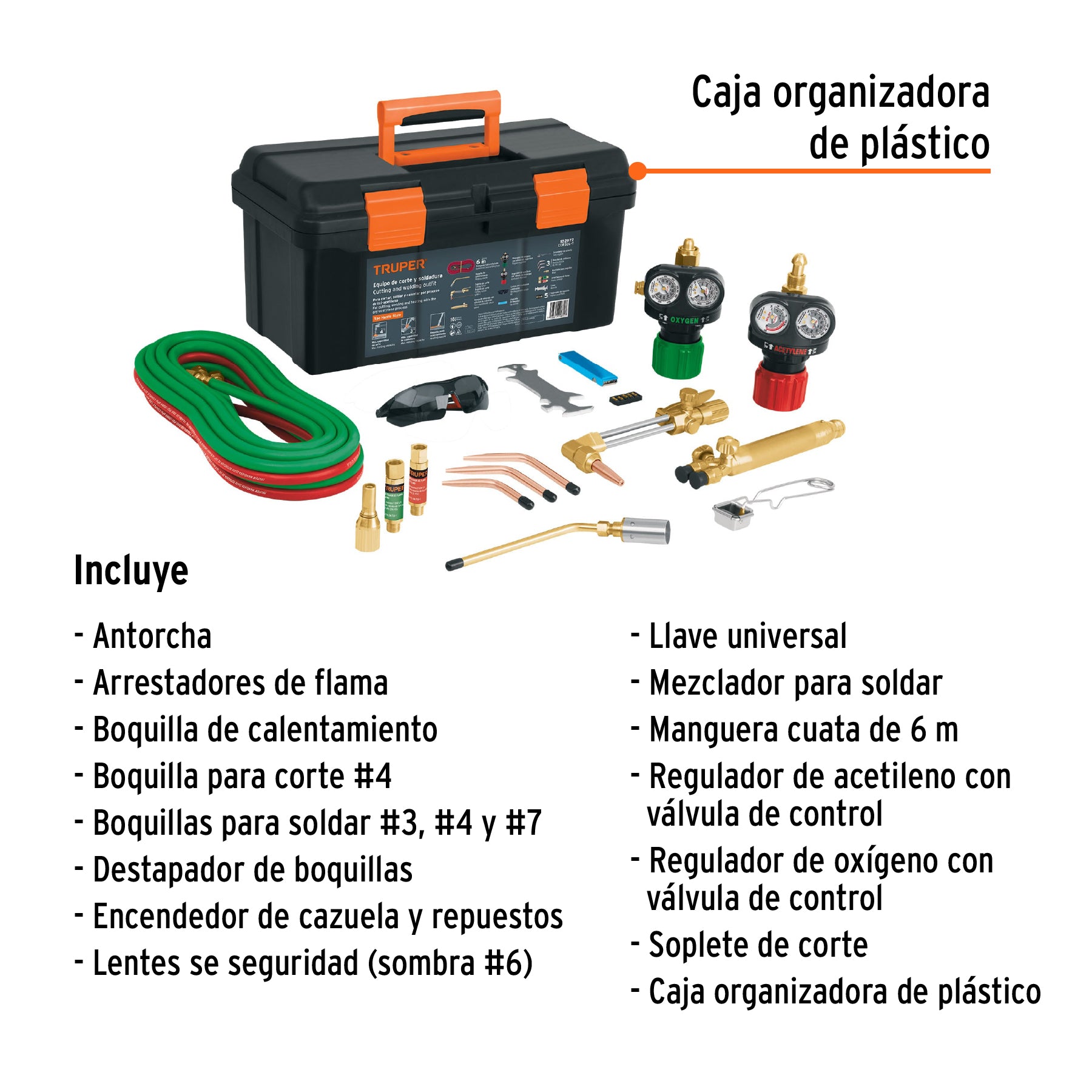 Equipo de corte y soldadura, Truper