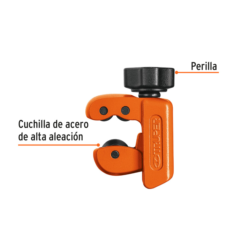 Cortador de tubo de cobre, hasta 1-1/8"(30 mm)..