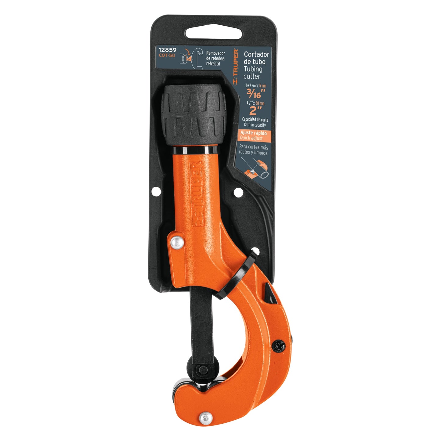 Cortador de tubo de cobre, hasta 2" (50mm)