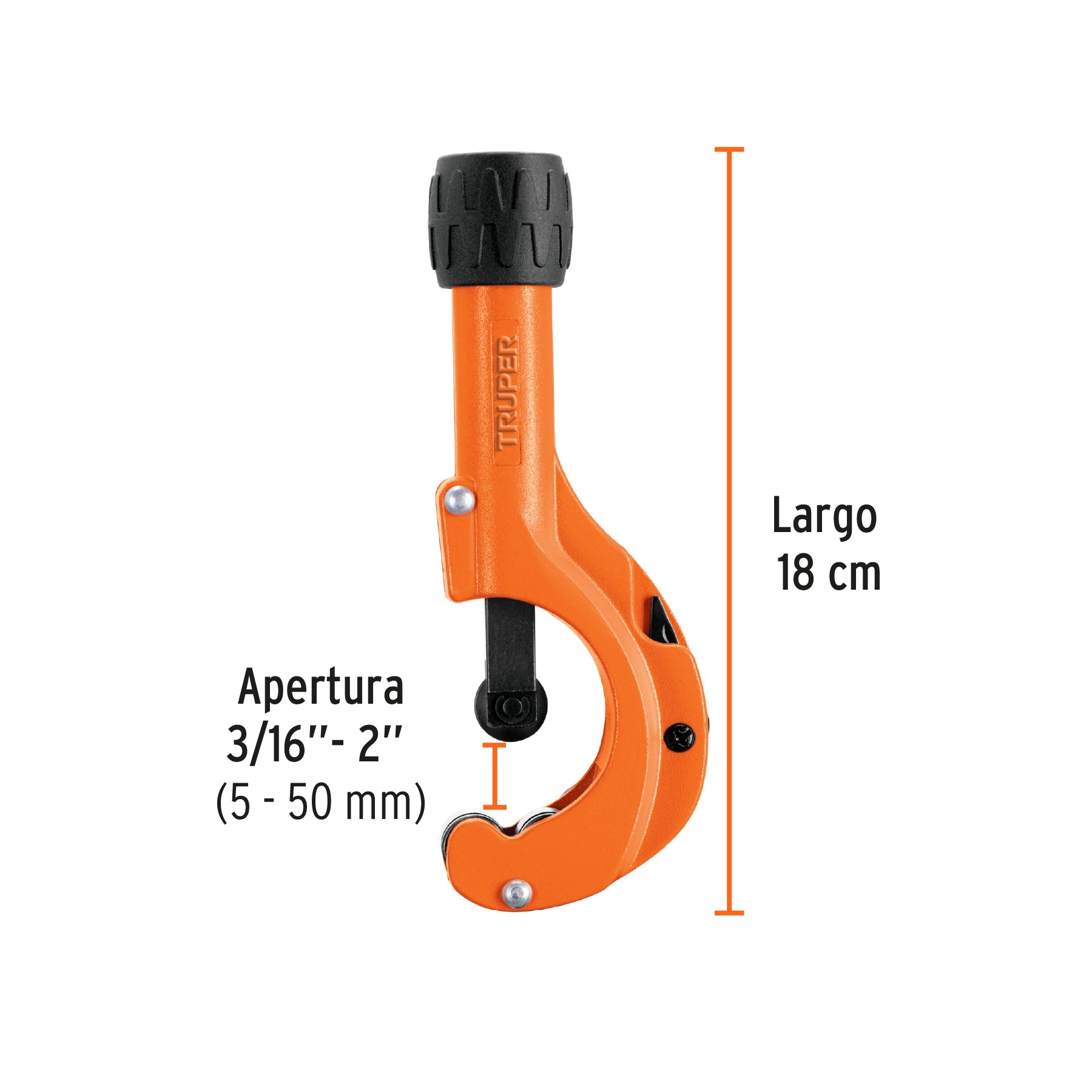 Cortador de tubo de cobre, hasta 2" (50mm)