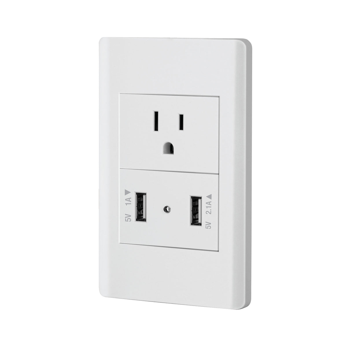 Placa armada blanca contacto y 2 puertos USB 1.5 mód, Lisboa