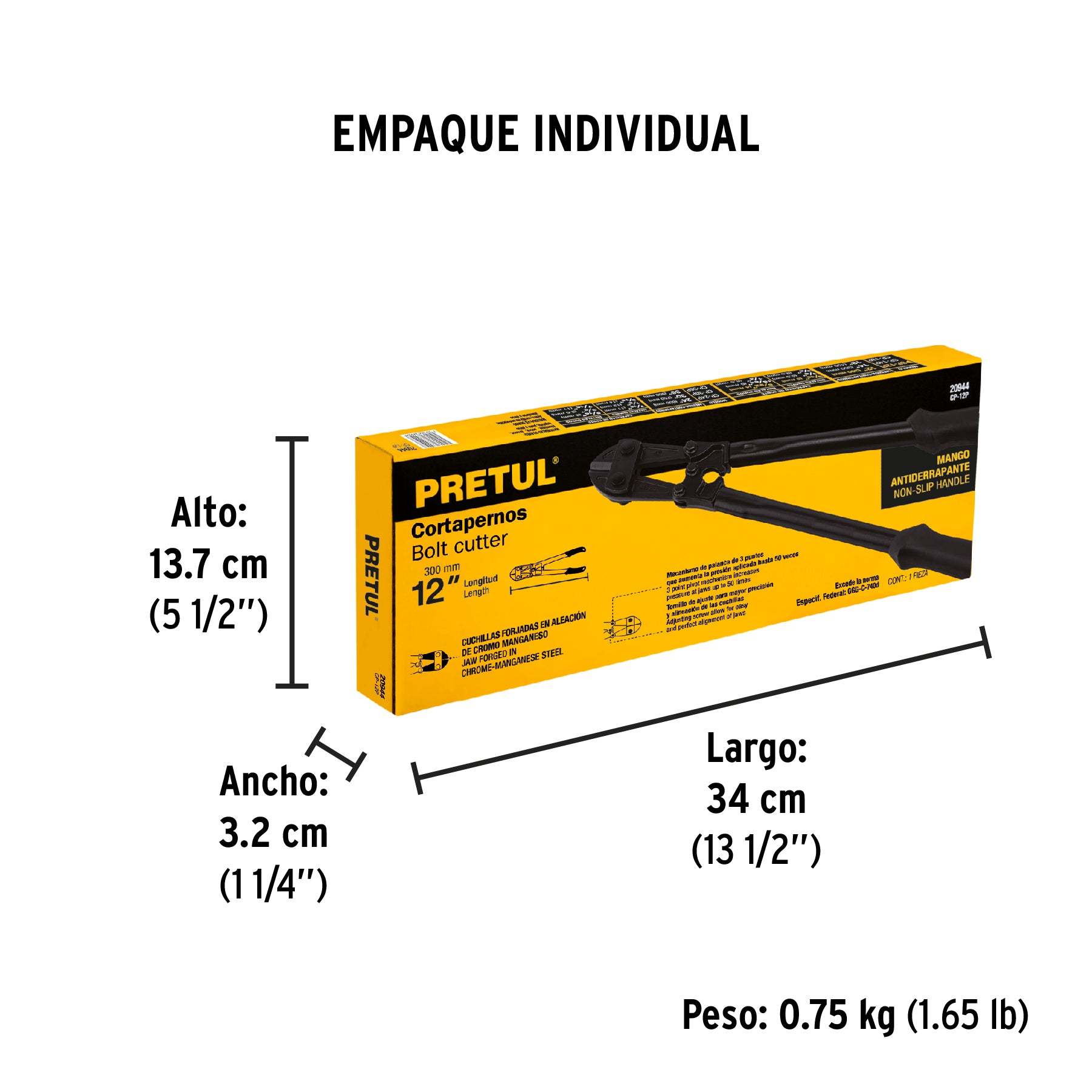 Cortapernos 12", pretul