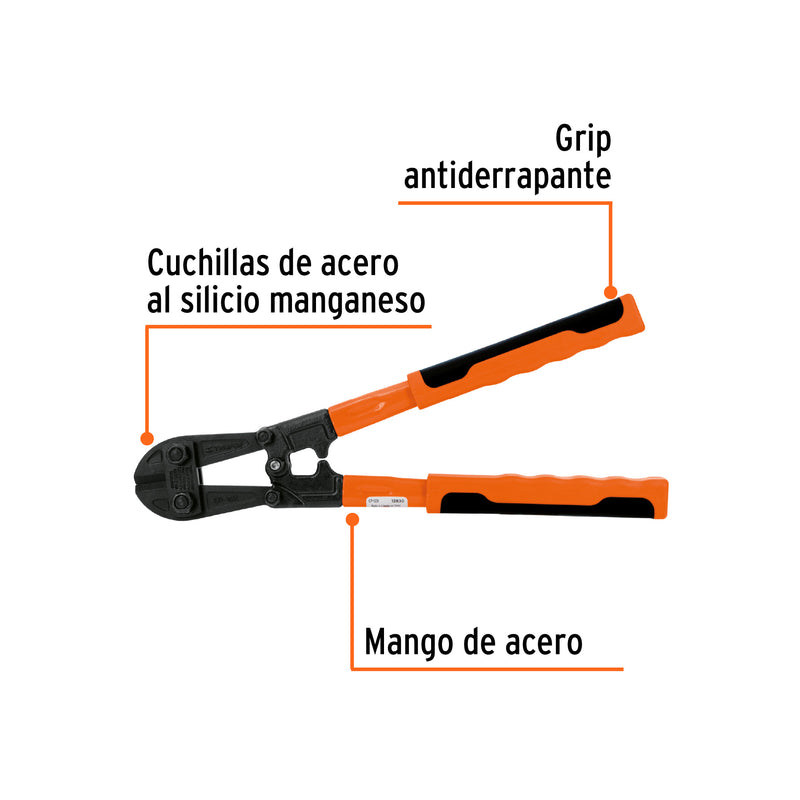 Cortaperno 12", cuchilla fabricada en acero al silicio