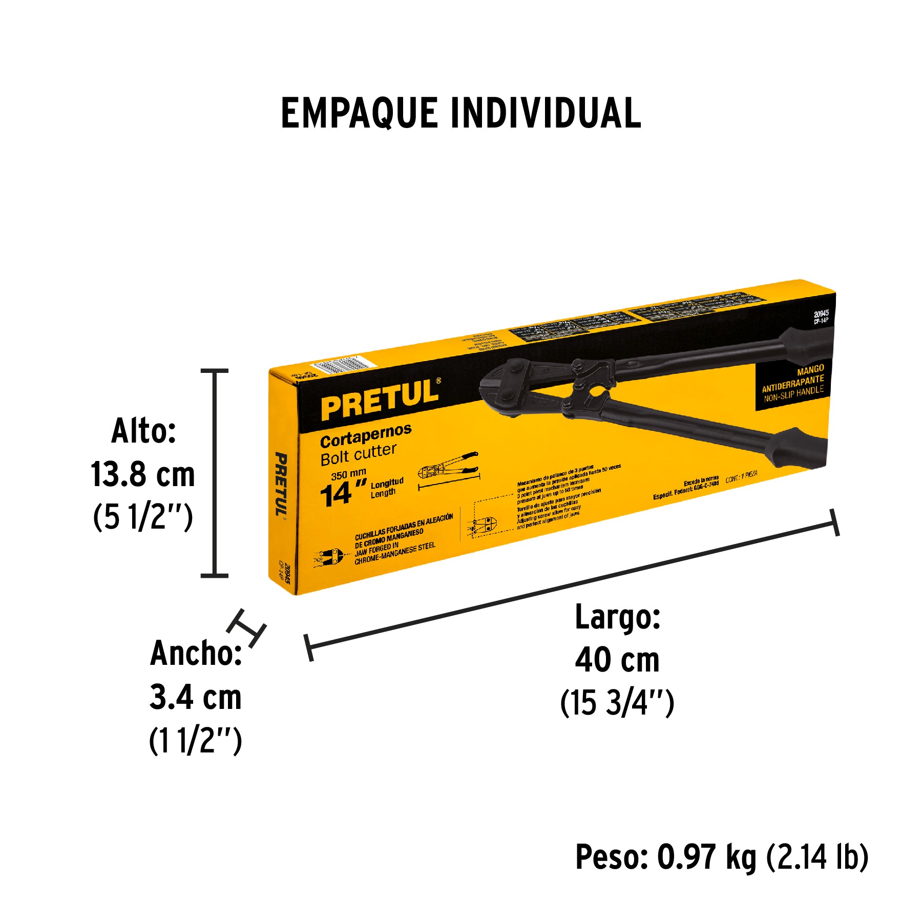 Cortapernos 14", pretul
