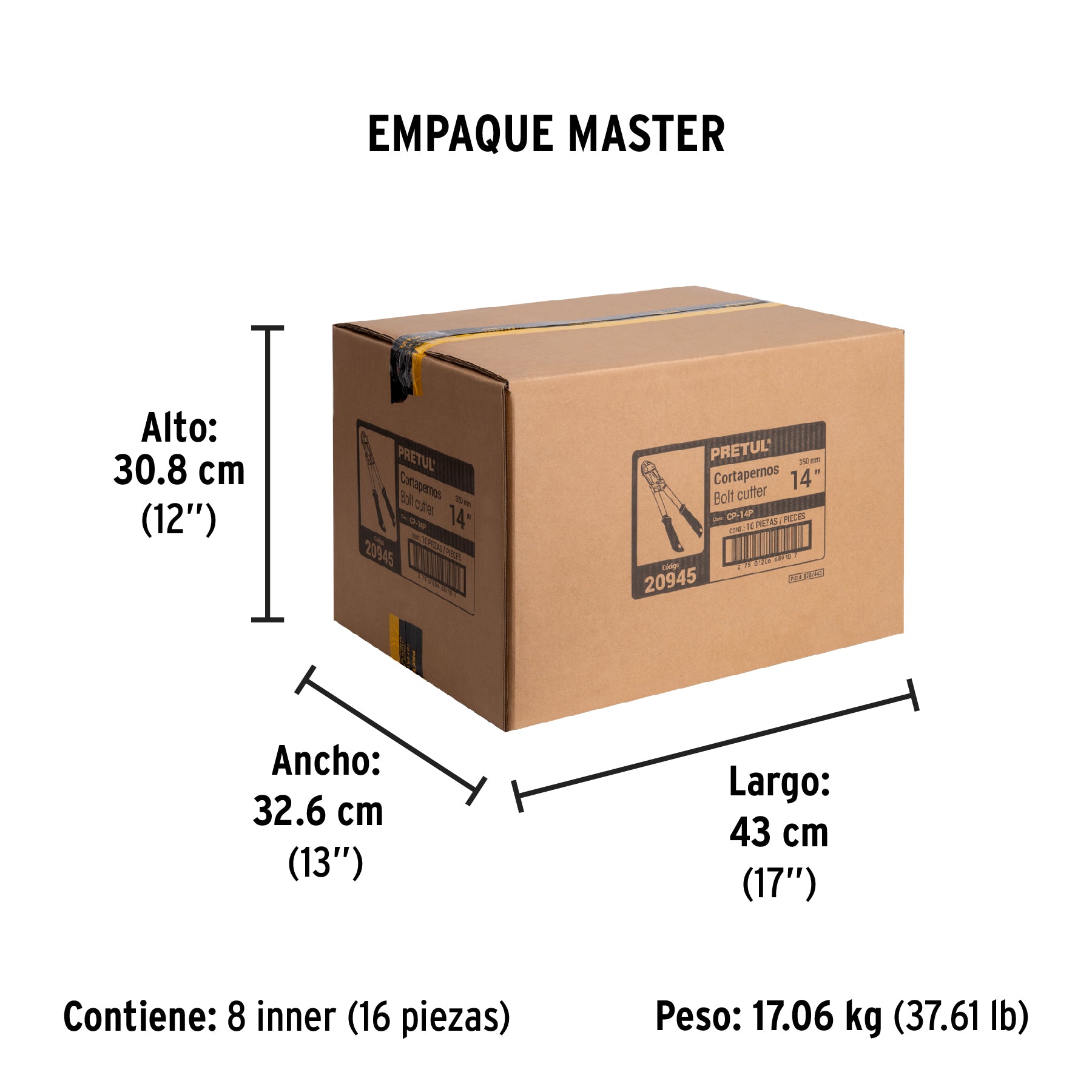 Cortapernos 14", pretul