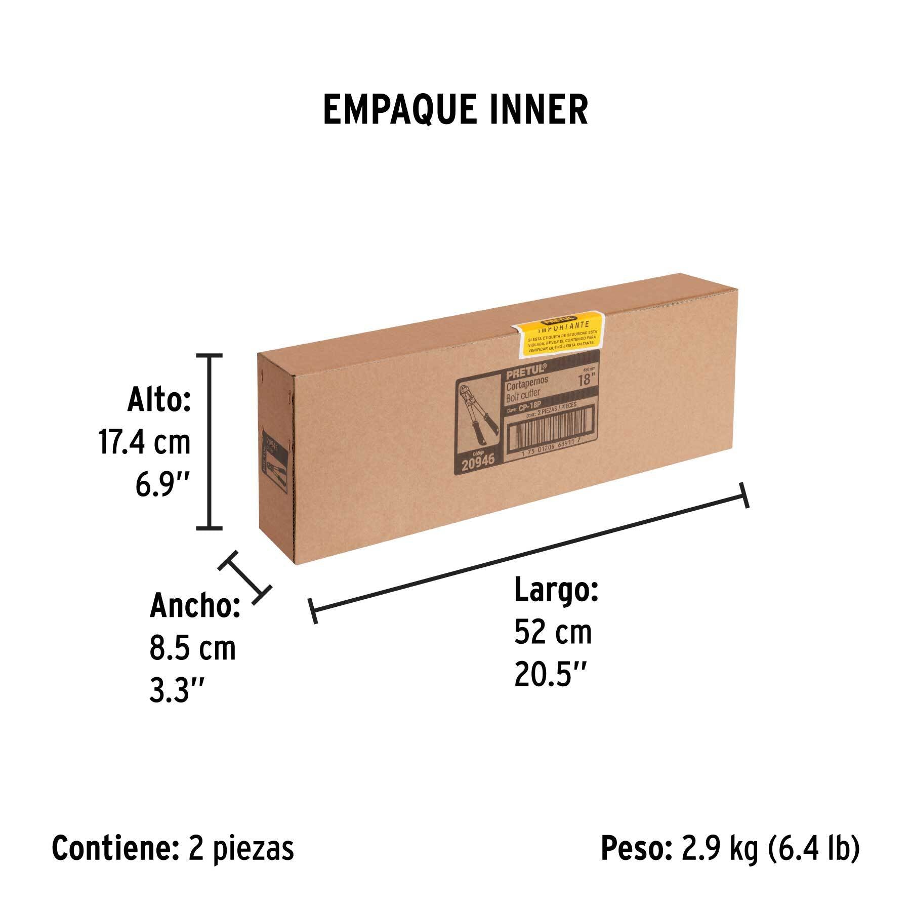 Cortapernos 18", pretul