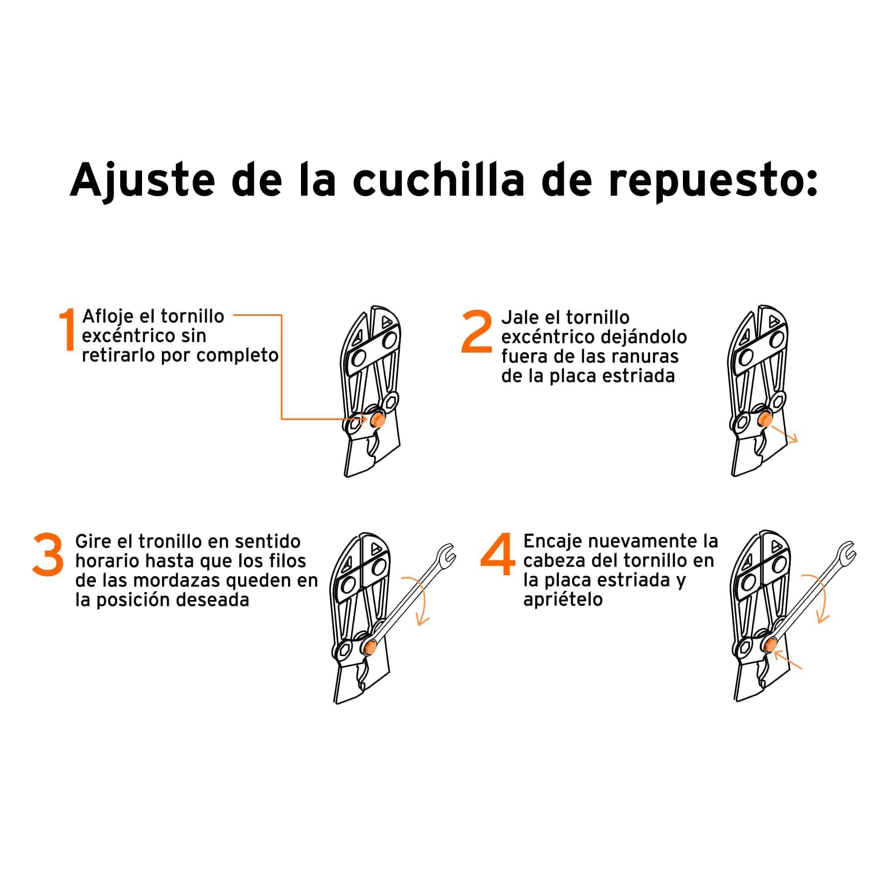 Cortaperno 30", cuchilla fabricada en acero al silicio