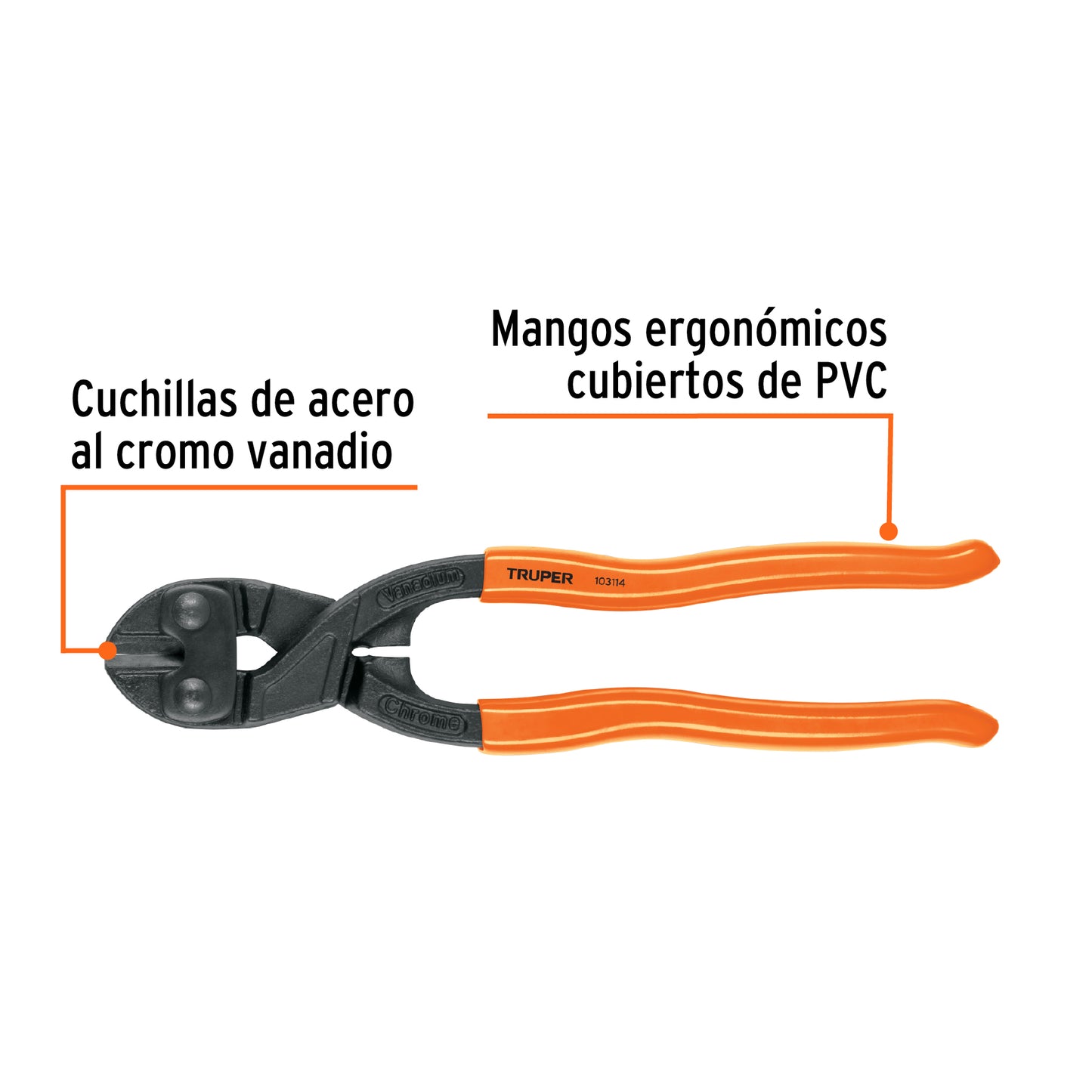 Cortapernos profesional de 8', Truper