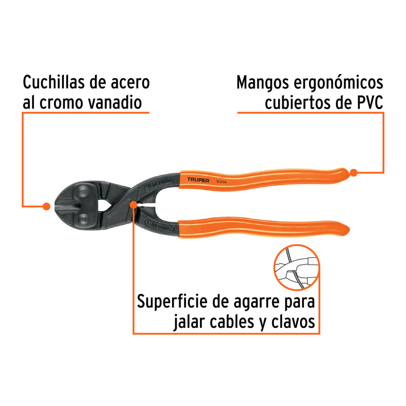 Cortapernos profesional de 8', Truper
