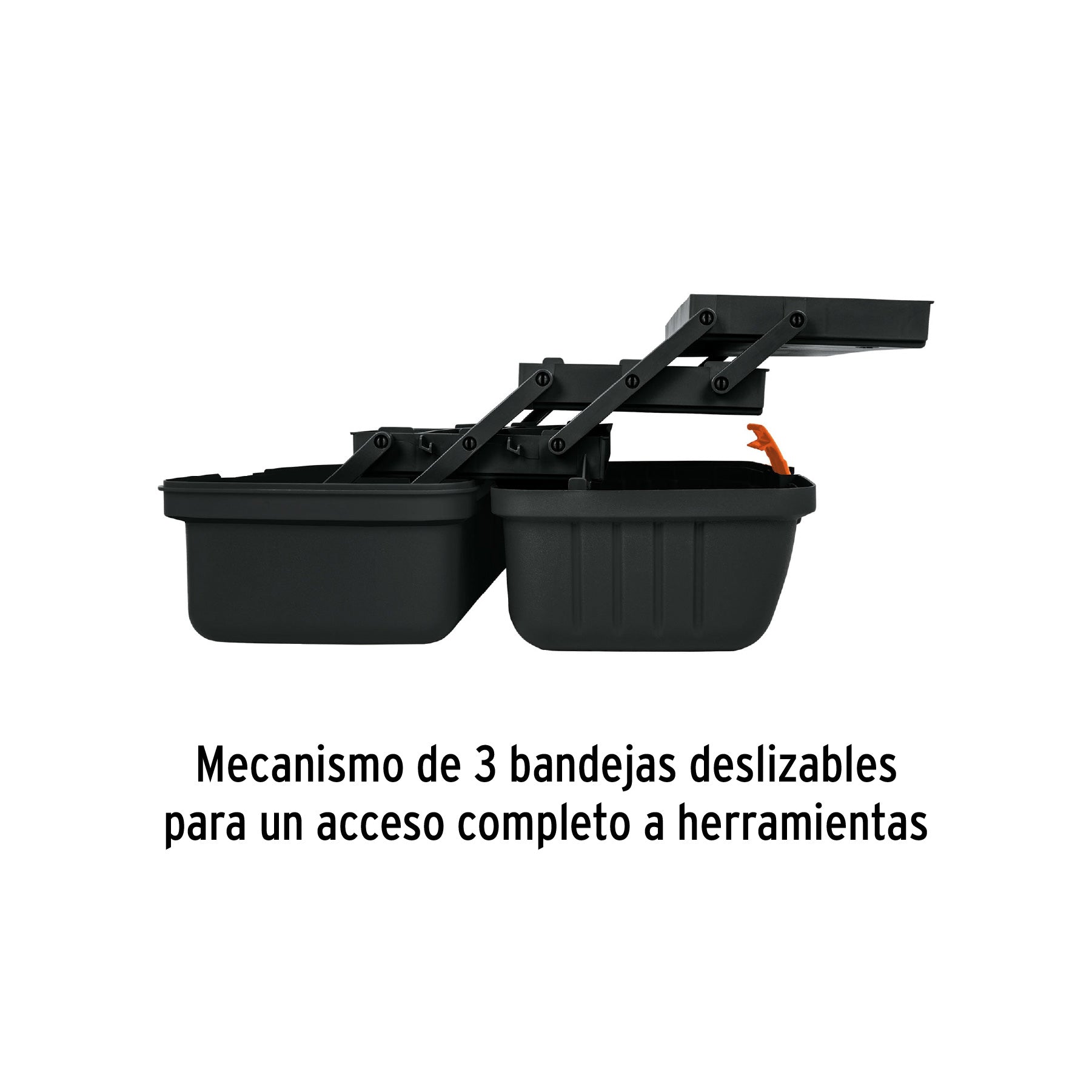Caja para pesca, 16", naranja