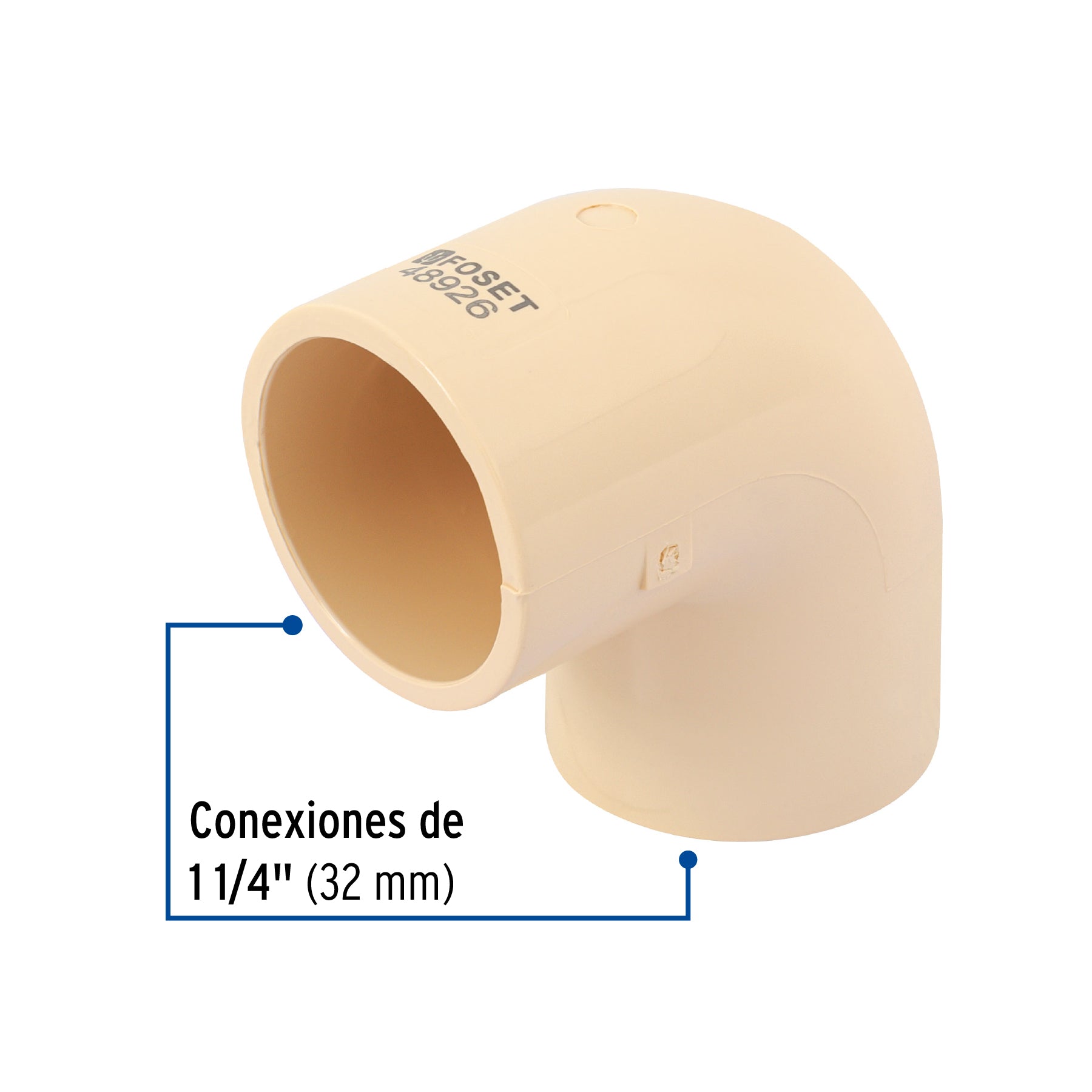 Codo 90° CPVC 1-1/4"
