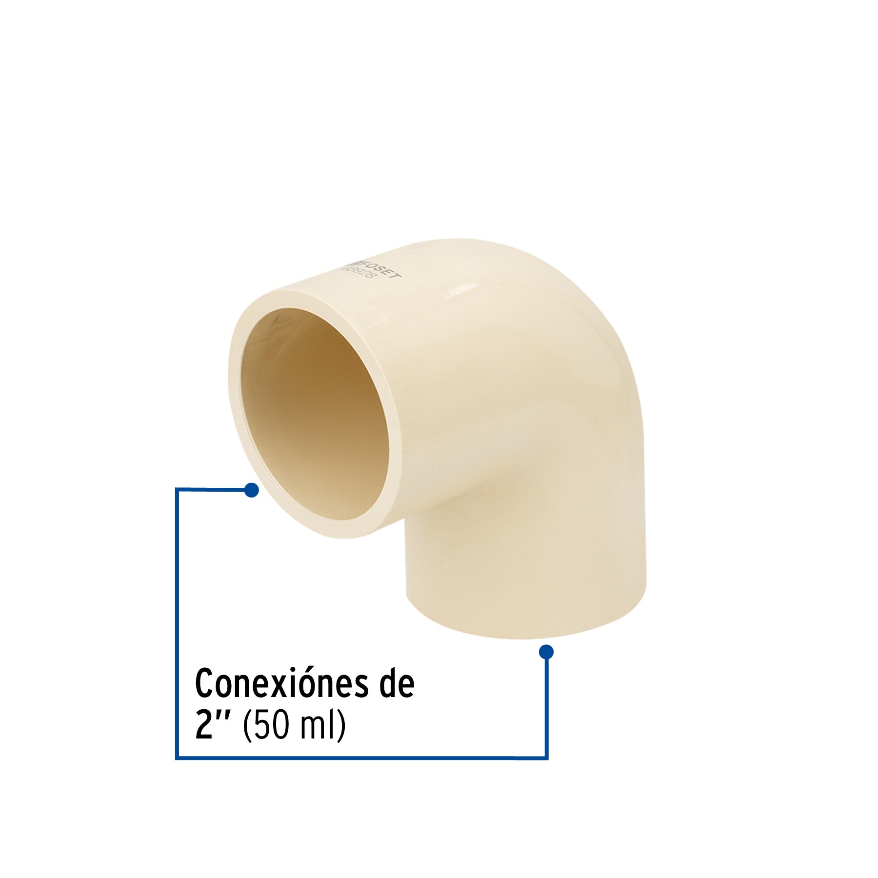 Codo 90° CPVC  2"