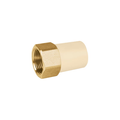 Adaptador hembra de CPVC con inserto metálico 3/4"