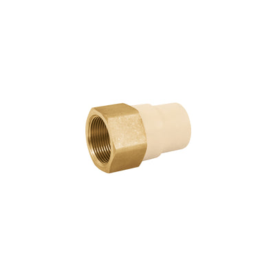 Adaptador hembra de CPVC con inserto metálico 1-1/4"
