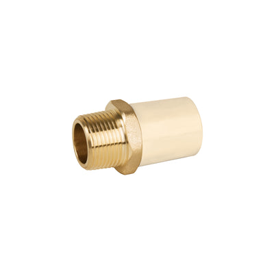 Adaptador  macho de CPVC con inserto metálico 3/4"