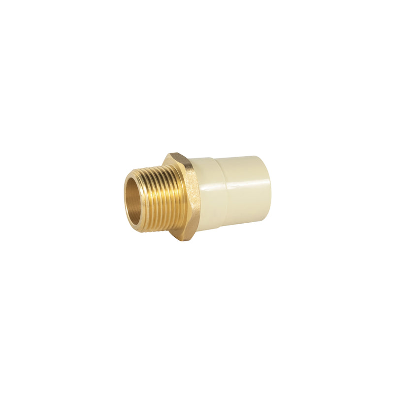 Adaptador  macho de CPVC con inserto metálico 1"