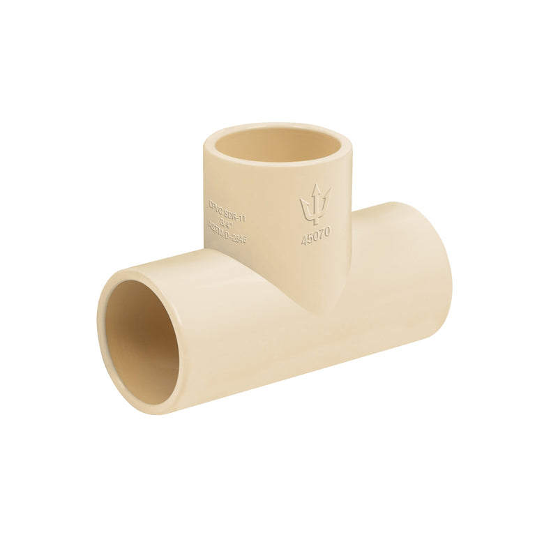 Tee sencilla de CPVC, 3/4"