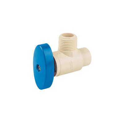 Llave angular de CPVC, (13 mm), 1/2"
