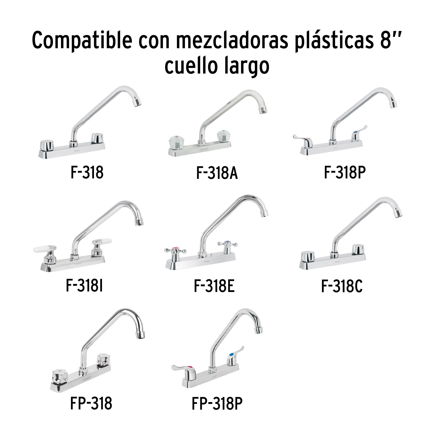 Cuello de repuesto standard para fregadero (f-318), basic