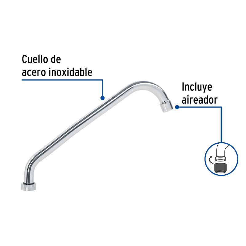Cuello de repuesto standard para fregadero (f-318), basic