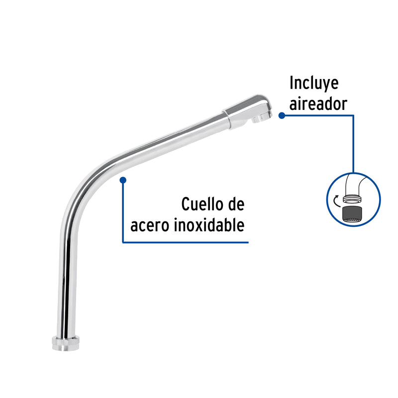 Cuello de repuesto tipo cobra para fregadero, Basic