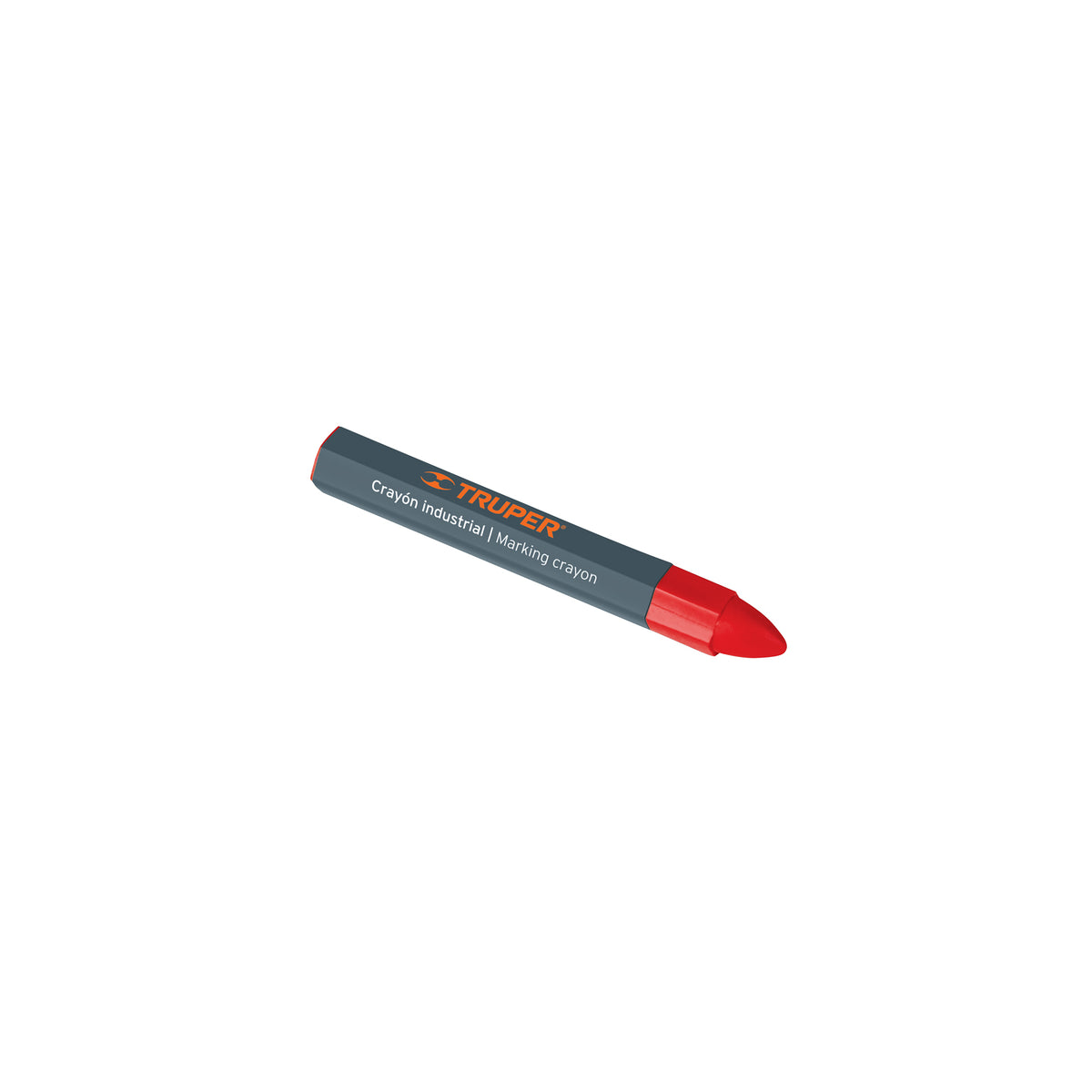 Crayón industrial rojo, 12 cm
