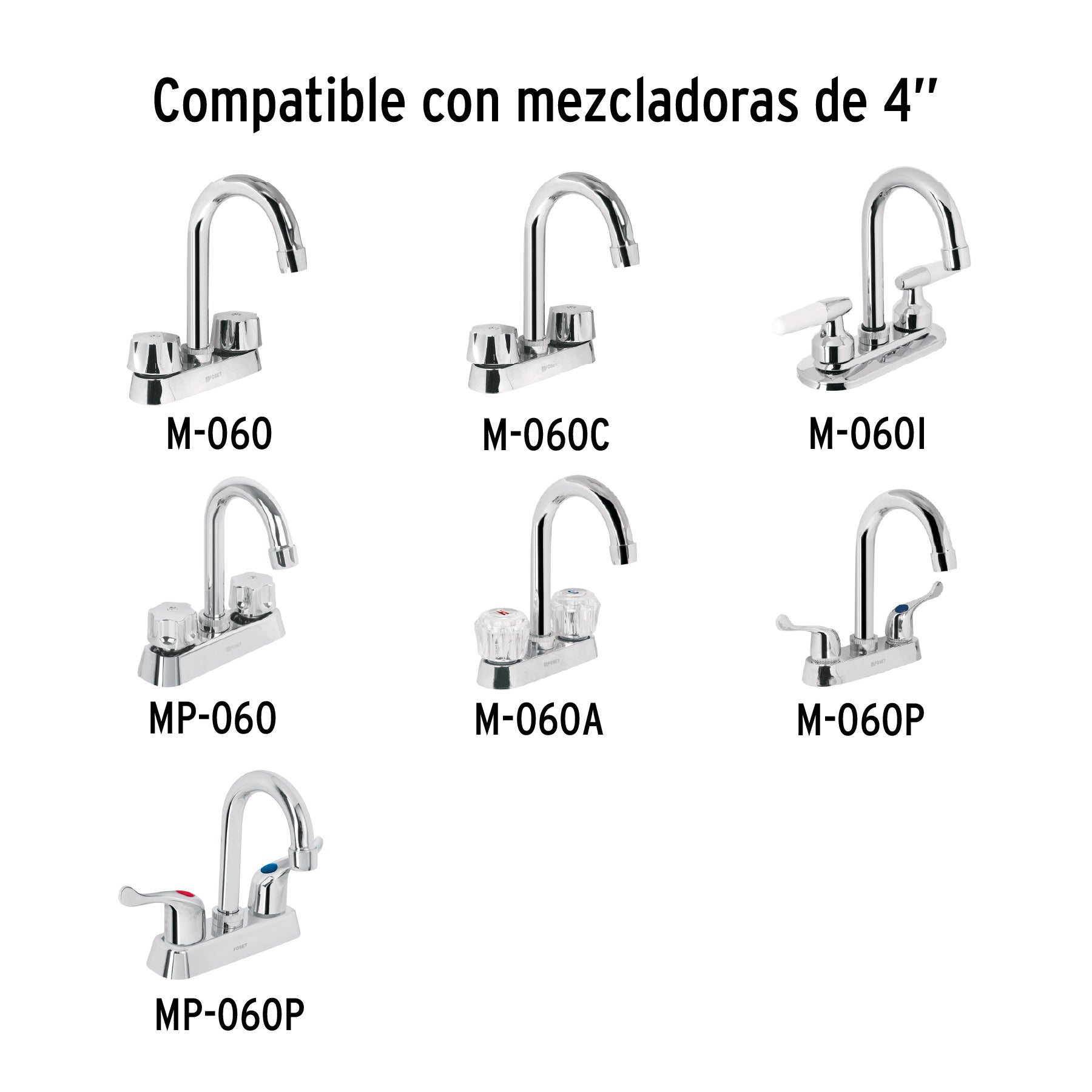Cuello repuesto, lavabo, tipo bar, Basic