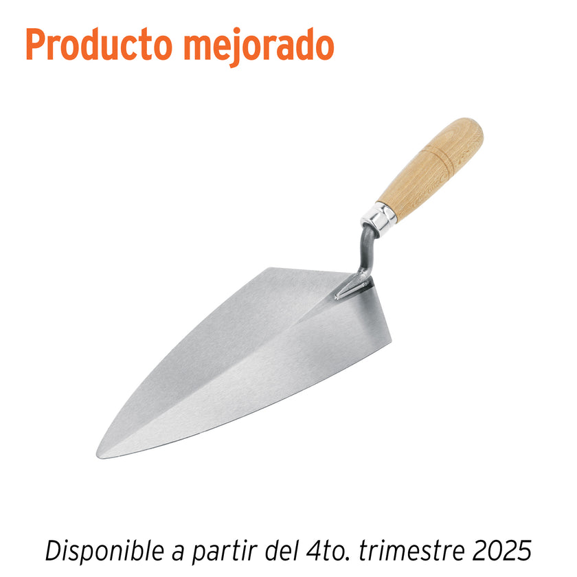 Cuchara para albañil, tipo filadelfia, 11" pretul