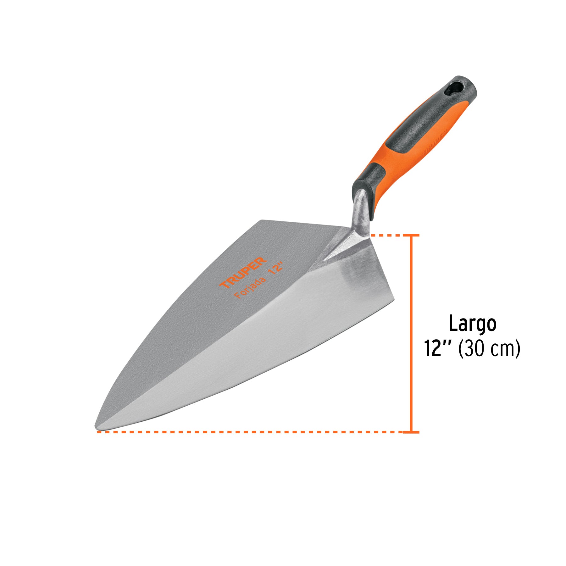 Cuchara p/ albañil 12' forjada tipo Filadelfia, Comfort Grip