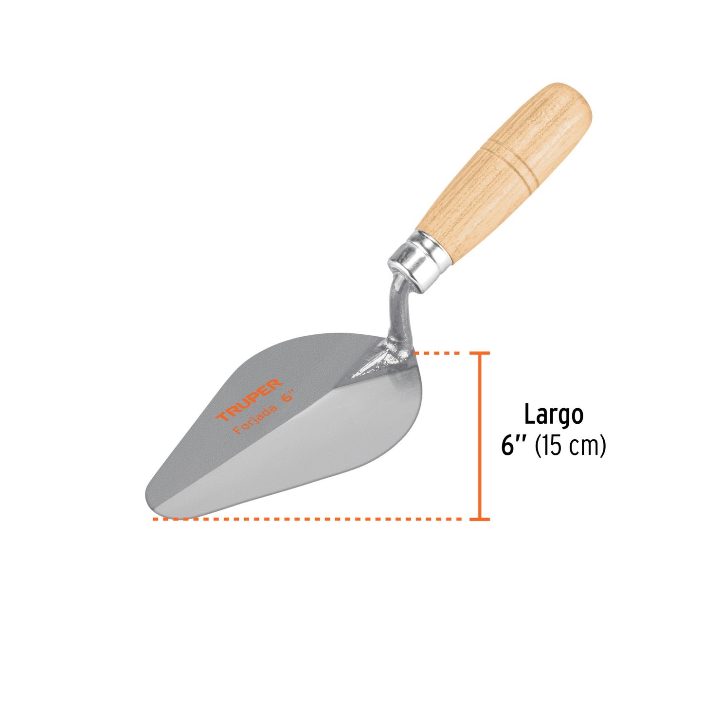 Cuchara para albañil, 6", centroamericana