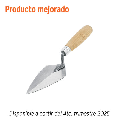 Cuchara para albañil, tipo filadelfia, 6" pretul