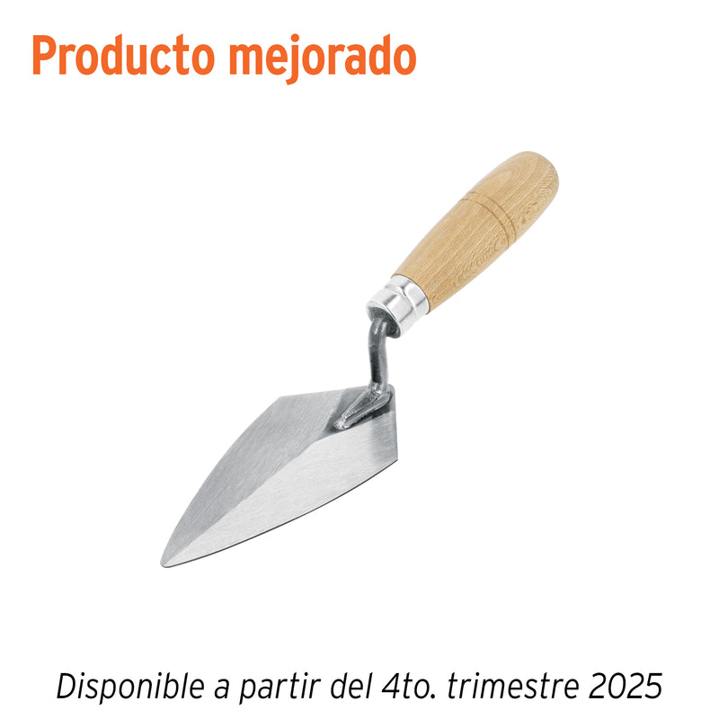 Cuchara para albañil, tipo filadelfia, 6" pretul
