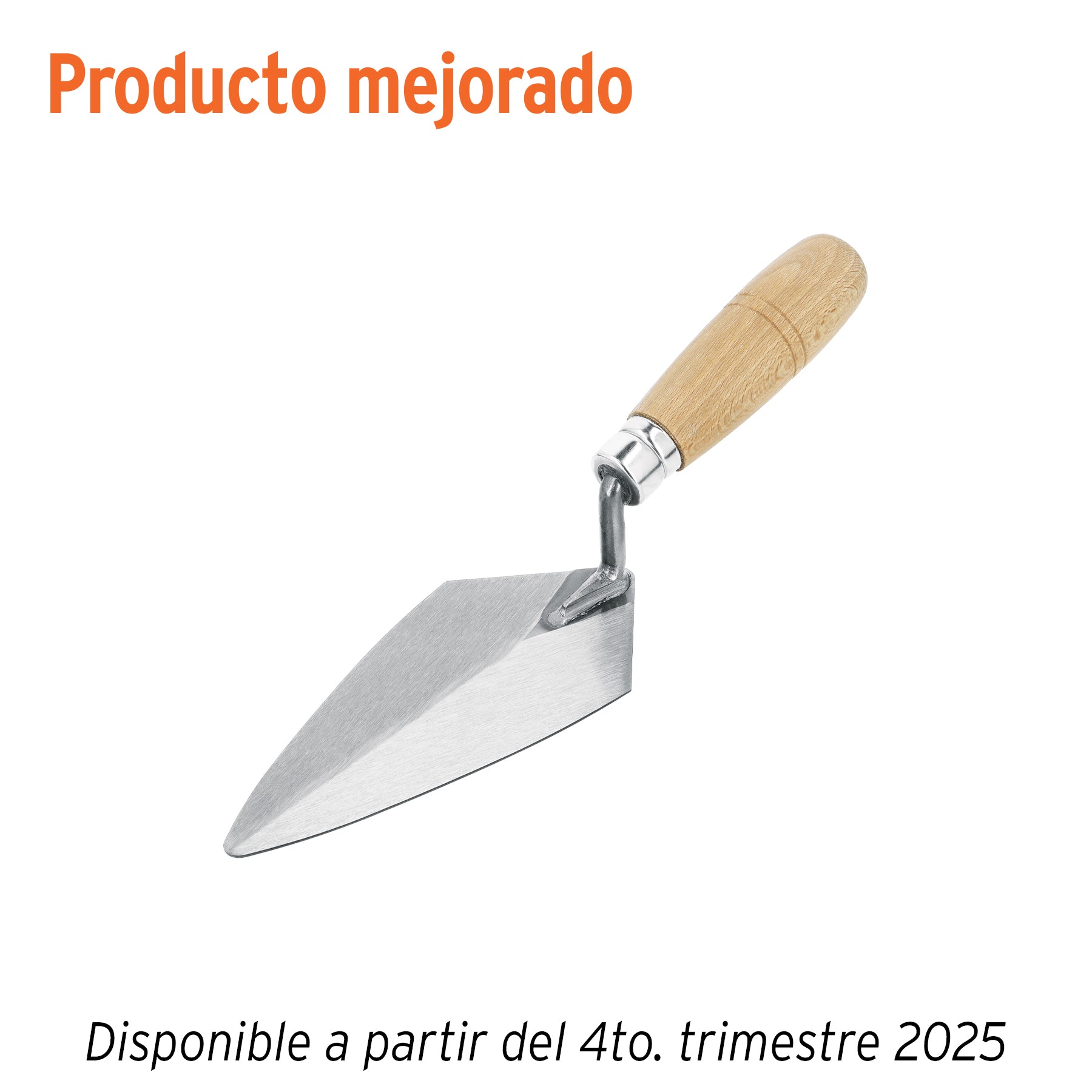 Cuchara para albañil, tipo filadelfia, 7" pretul