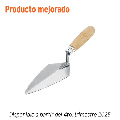 Cuchara para albañil, tipo filadelfia, 7" pretul
