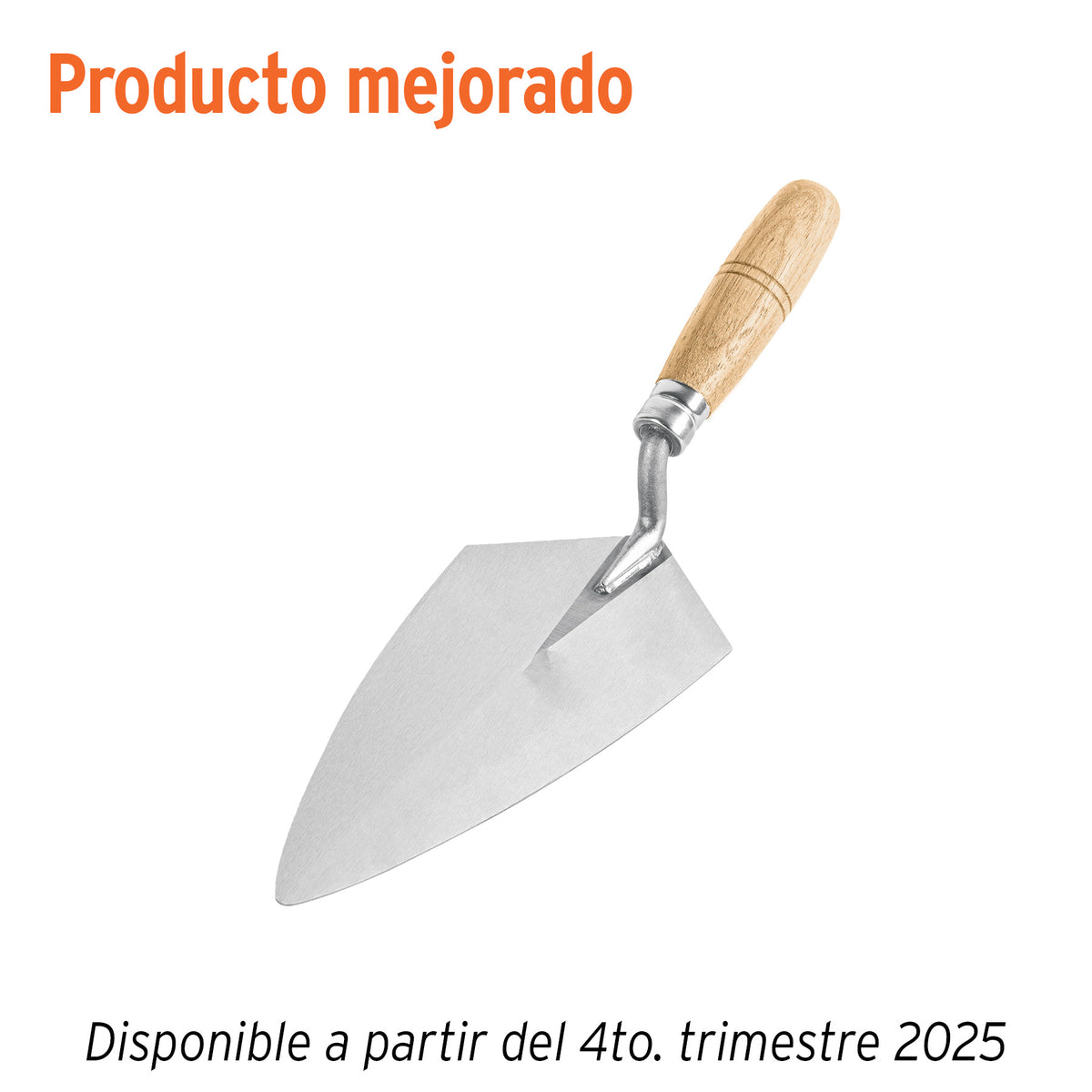 Cuchara para albañil, tipo filadelfia, 9" pretul
